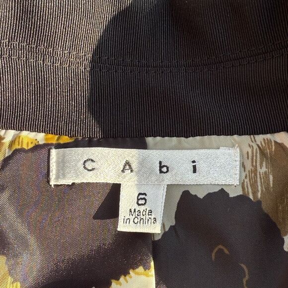 Cabi Elegant Black Double-Breasted Women's Blazer Size 6 - Picture 5 of 10